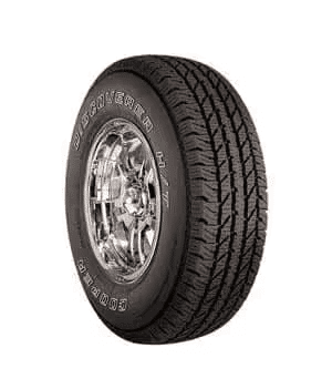 Michelin tire with five-spoke alloy wheel, featuring an all-season tread pattern for enhanced performance.