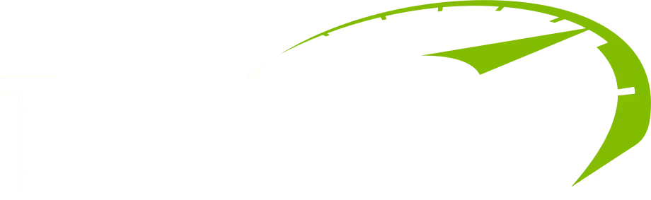 Apple logo with a green leaf, symbolizing technology and innovation.