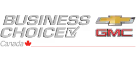 Chevrolet and GMC Business Choice Canada logo with distinctive emblems.