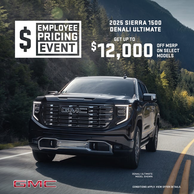 Summer adventure pre-owned sales event promo with diverse vehicles, scenic backdrops, starting at $14,888.