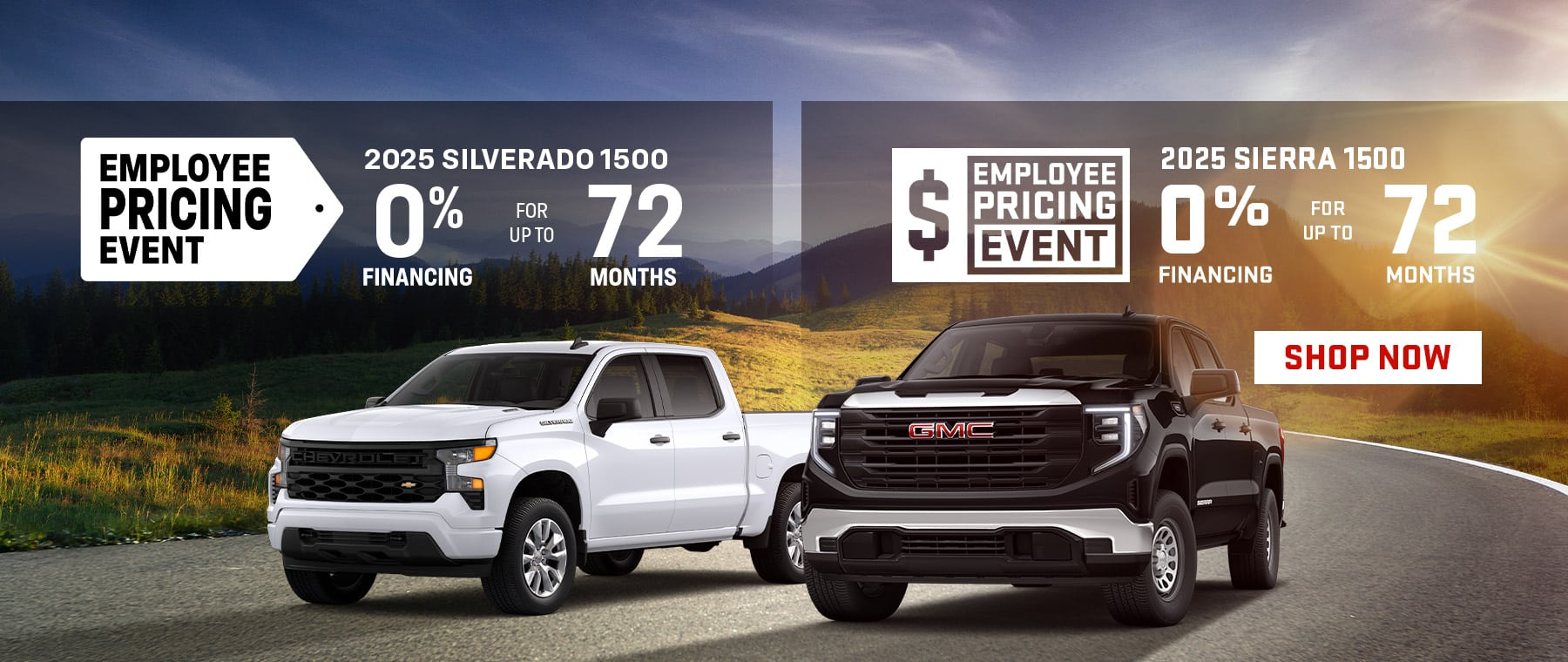 Sleek cars displayed in an illuminated showroom with text inviting to view all offers and deals.