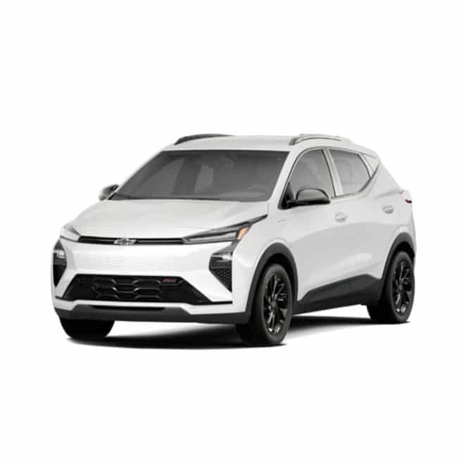 Silver SUV with a sleek design, featuring black accents on the grille and wheels. The vehicle has a slightly raised stance, with tinted windows and a prominent front bumper grill.